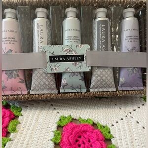 Laura Ashley Hand Cream Trio - White, Gray, Lavender